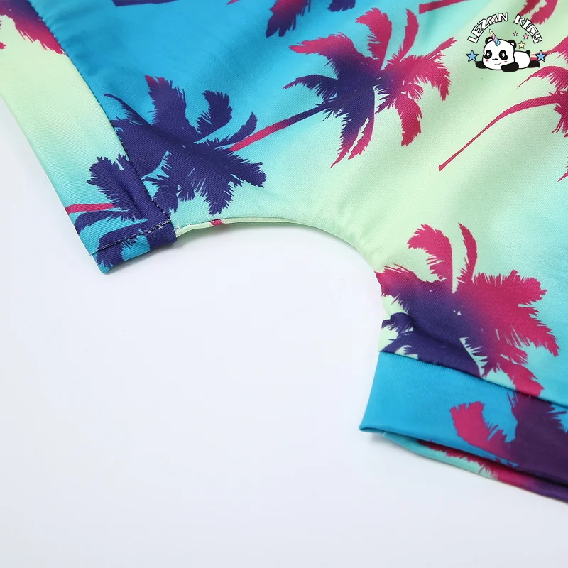 LEZONKIDS - Conjunto de roupas personalizáveis para meninos, novo lançamento, colete sem mangas e shorts, estilo praia de verão